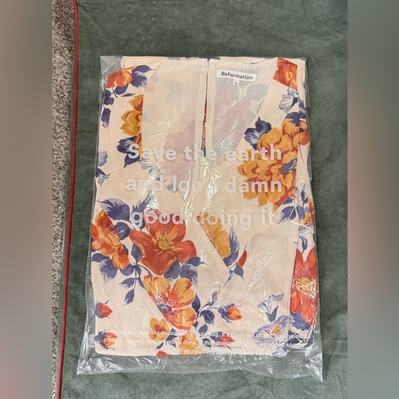 Reformation Baden Midi Dress in Hari, brand new, never worn, never washed. - Picture 15 of 15